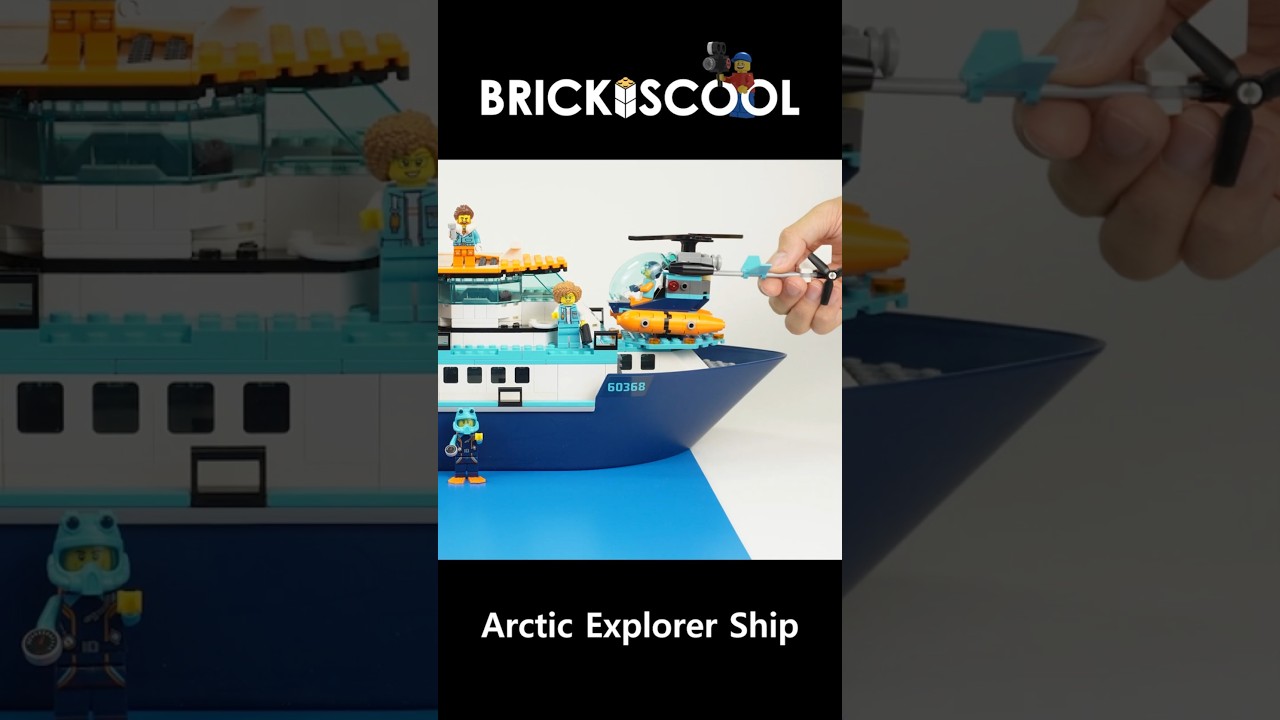 LEGO | Arctic Explorer Ship | Speed Build |ASMR