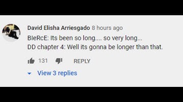 when chapter 4 gets delayed again (in favour of monsters and mortals too)