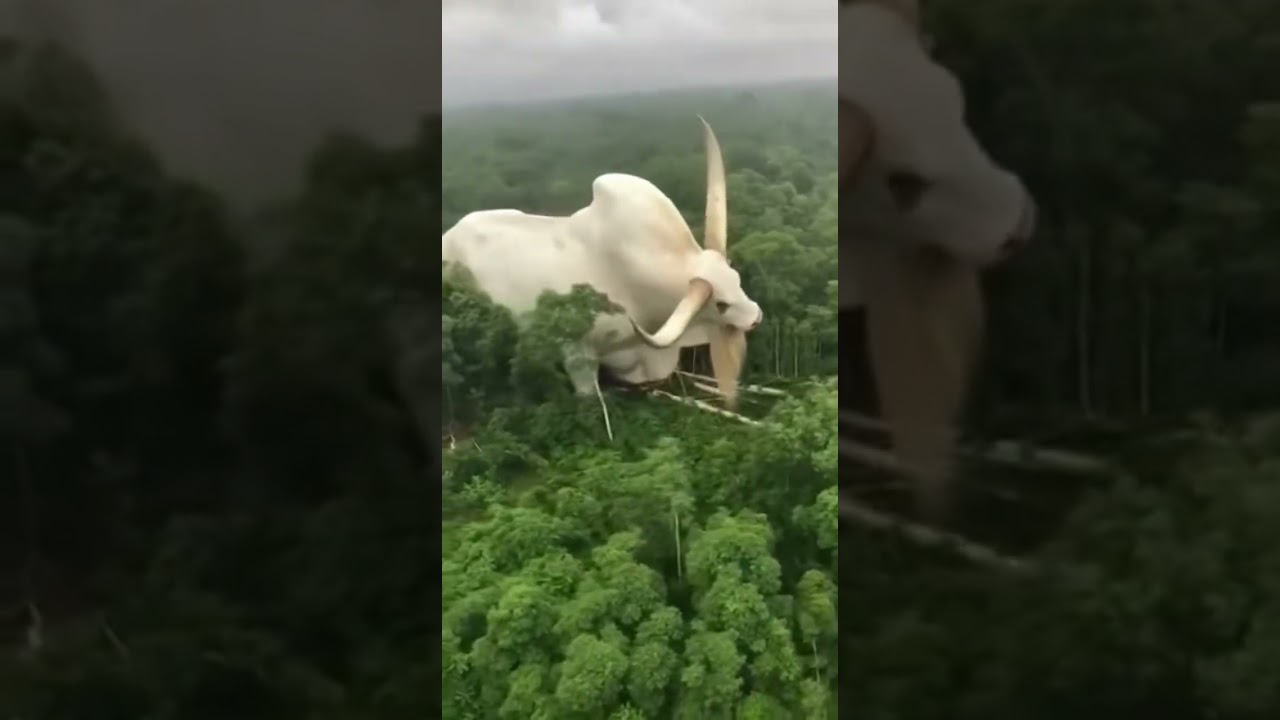 Massive Mythical Animal Appears in Dense Jungle