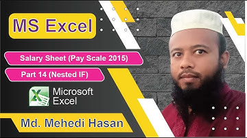 Microsoft Excel Nested IF Salary Sheet Formula Full Tutorial Bangla A to Z Part 14 Be Info