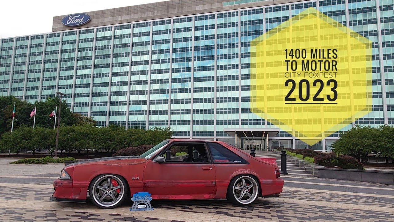 ROUGHEST 1400 Mile Road-Trip to Detroit in the Shitbox-Fox! #motorcityfoxfest2023