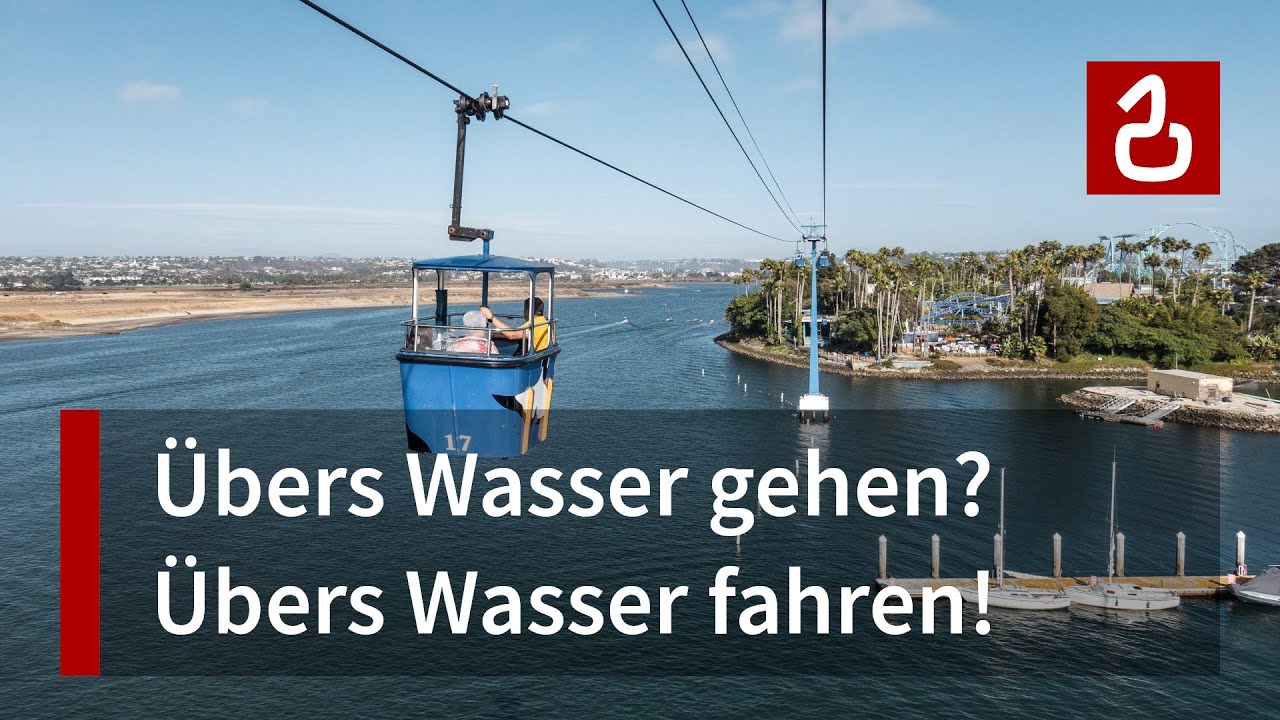 Übers Wasser gehen? Übers Wasser fahren! Mit der VR101 in der SeaWorld San Diego