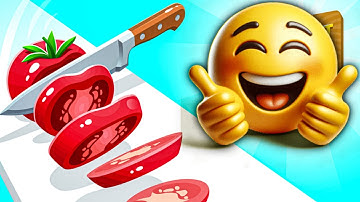 Perfect Slices Game Live Now 🍎🔪 Gameplay #010 #live #shortslive