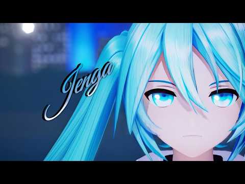 Ray MMD 4k 60fps 初音ミク 40 ジェンガ オリジナル 