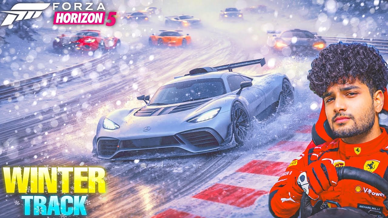 Winter-land Race Most difficult F1 Track | forza horizon 5 