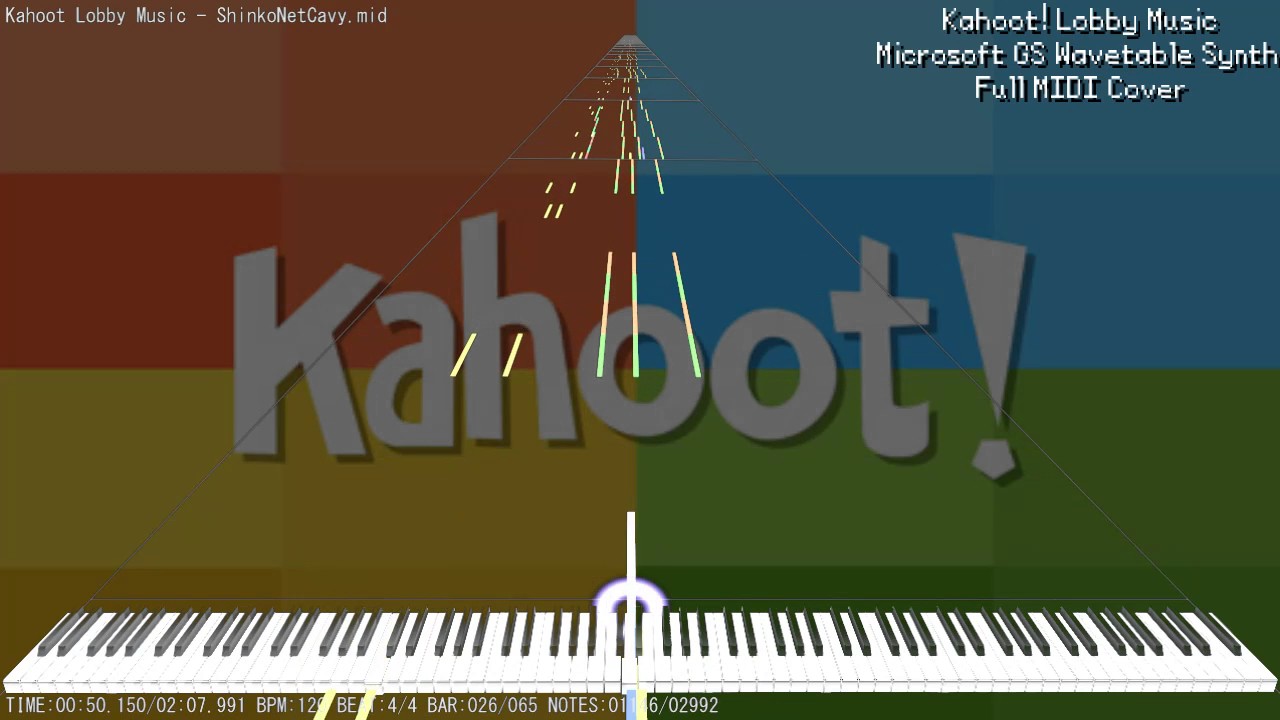 Kahoot Lobby Music Full Midi Cover Microsoft Gs Wavetable Synth Youtube