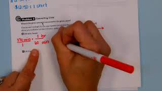 Algebra 2-6 Notes Part 1: Ratios, Rates, and Single Unit Conversions