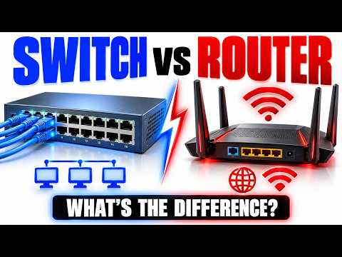 Switch vs Router Explained: What’s the Real Difference?