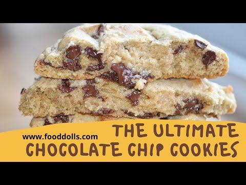 The Ultimate Chocolate Chip Cookies | How to Make Bakery Style Cookies