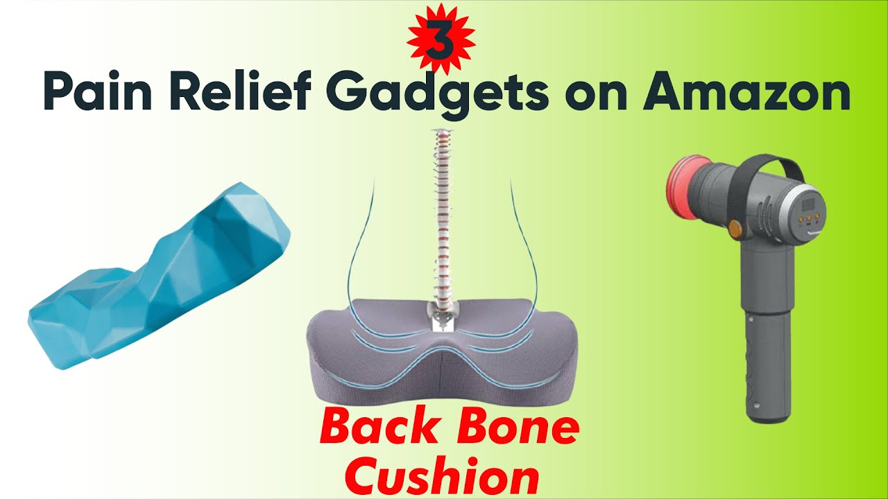 Pain Relief Gadgets On Amazon Cushion For Tailbone Massage Gun CRest Pillow YouTube