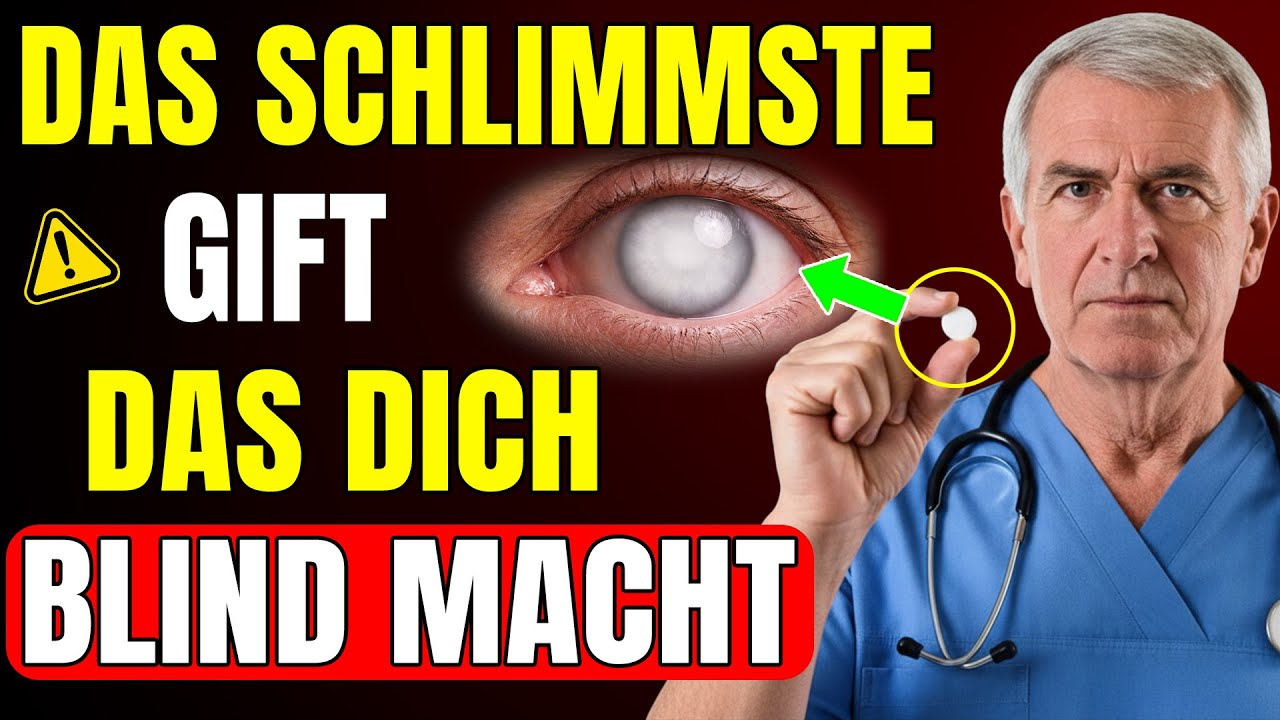 Das schlimmste Gift, das Ihre Sehzellen zerstört und Blindheit verursacht | senioren gesundheit