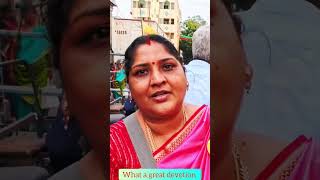 creator of kutties Garuda sevai @Parthasarathi temple brahmotsavam by Vijayalakshmi madam