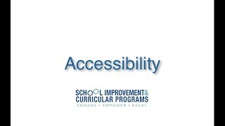 Introduction to Accessibility