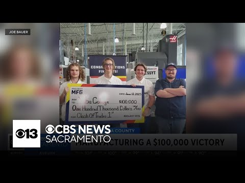 Yuba College team earns $100,000 manufacturing competition victory