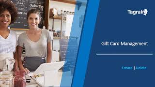 Gift Card Management In Tagrain