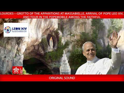 Lourdes, France: Arrival and tour in popemobile, September 26, 2026—Pope Leo XIV