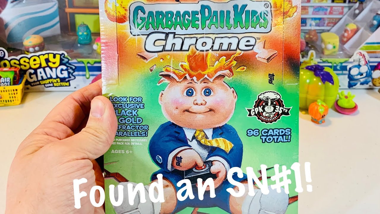 Garbage Pail Kids Chrome 3 Hobby Box Break!! SN #1 found!