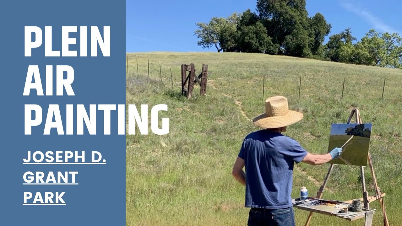 PLEIN AIR oil painting KEEPING IT SIMPLE in the hills of SAN JOSE YouTube