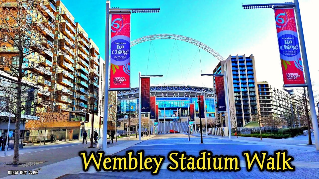 🇬🇧London Wembley Stadium Walking🚶‍♂️Tour 2022 4k Resolution||Great Guy Vlog