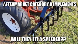 Impact Implements category 0 scarifier. Will it fit a Speedex Model 1631