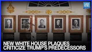 White House Installs Controversial Plaques Criticizing Biden, Obama And Bush On Presidential Walk