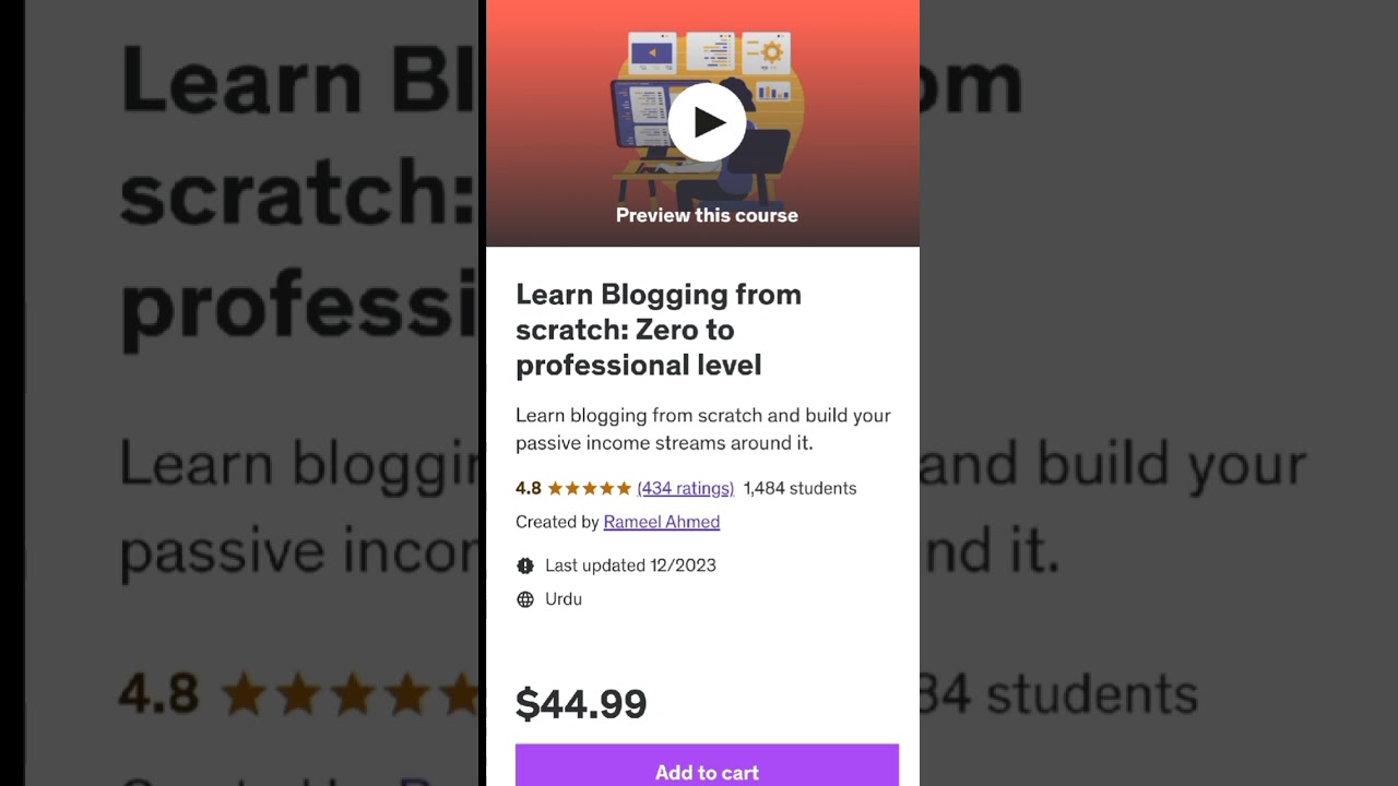 Complete Blogging Course With 70% Discount 