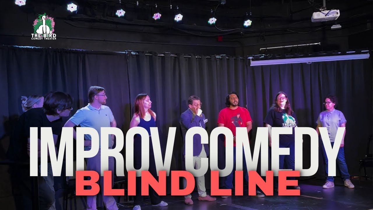 Blind Line Improv Comedy Games - Running a Resort in Fiji - YouTube