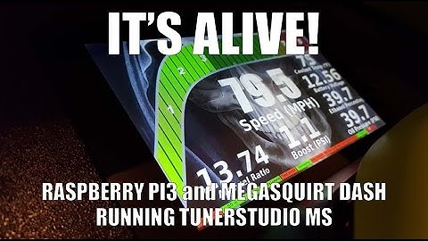 Raspberry pi 3 Dash version 2.0 Running