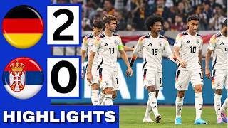 HIGHLIGHTS | Germany vs Serbia (2-0) | UEFA Nations League | Football Game play screenshot 1