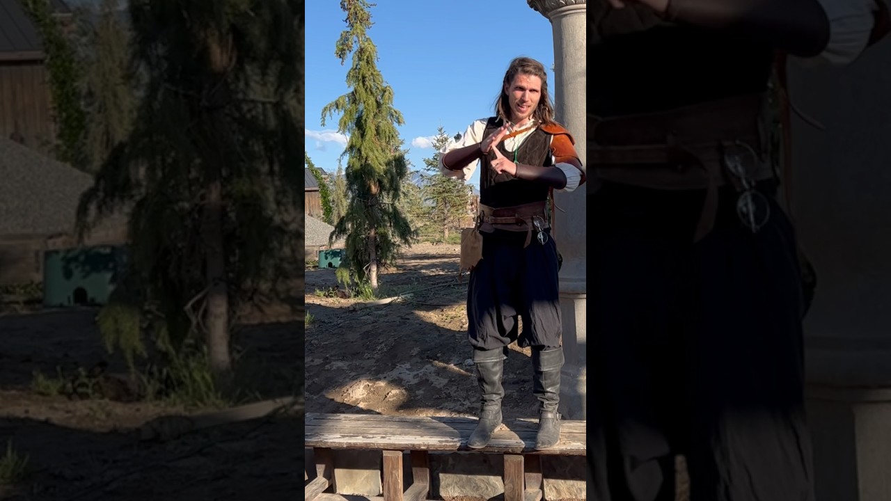 Evermore Park Alyster tells Story of the Dragon Anderon