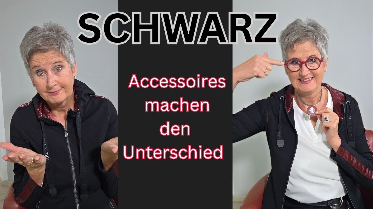 Schwarz tragen MÜSSEN – Accessoires retten den Look