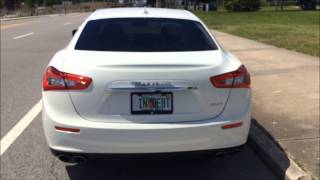 My 2015 Maserati Ghibli making noise!(StartUp/Rev) Maserati Ghibli Engine Noise