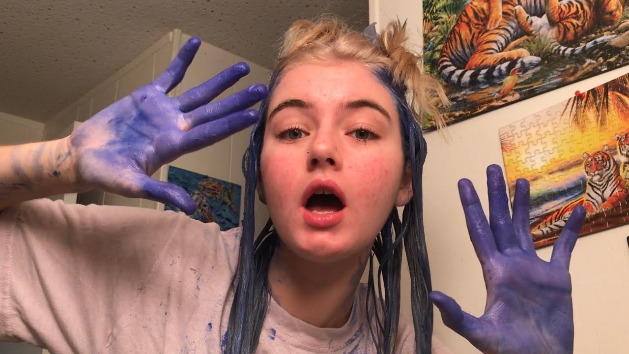 bleaching and dying my hair