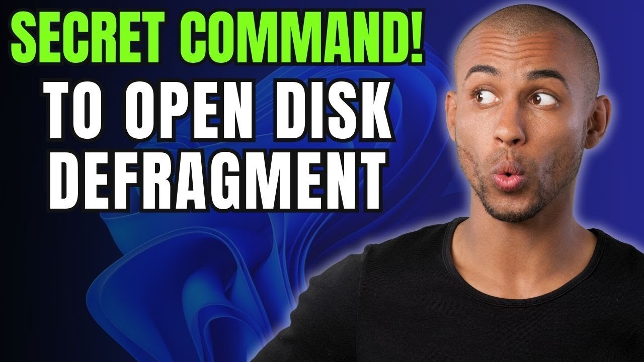 Secret RUN Command to Open Disk Defragment on Windows PC or Laptop ...