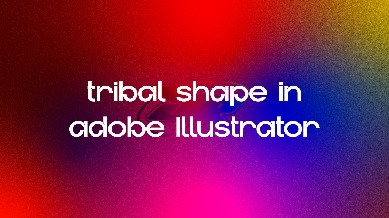 SAINTRICCHI: TRIBAL SHAPE IN ADOBE ILLUSTRATOR