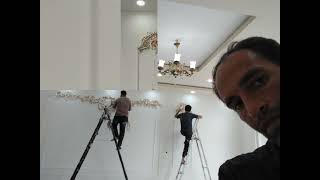 اجرای انواع نقاشی ساختمان کناف ورق طلا پتینه وپلی استر وپلی ورتون با بهترین کیفیت