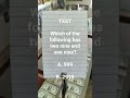 TEST | Quiz | Challenge | Exam | Examination | Brain Teaser | Trivia | #shorts | #viralshorts