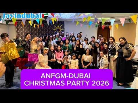 ANFGM-Dubai Christmas party 2026 #christmas #christian #christianity #ofw #jayindubai #dubai #pasko