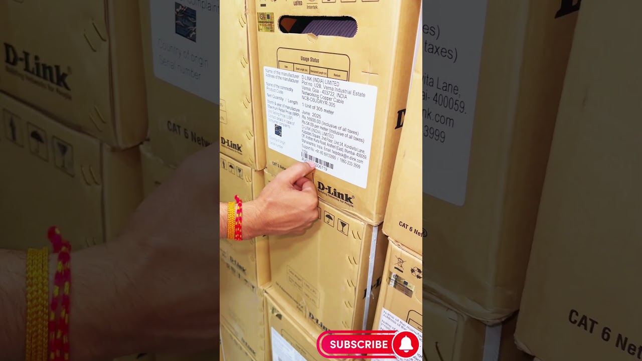 Best D-Link Cat6 305 Meter Cable Dealer Nehru Place | Best Price & Genuine Product 
