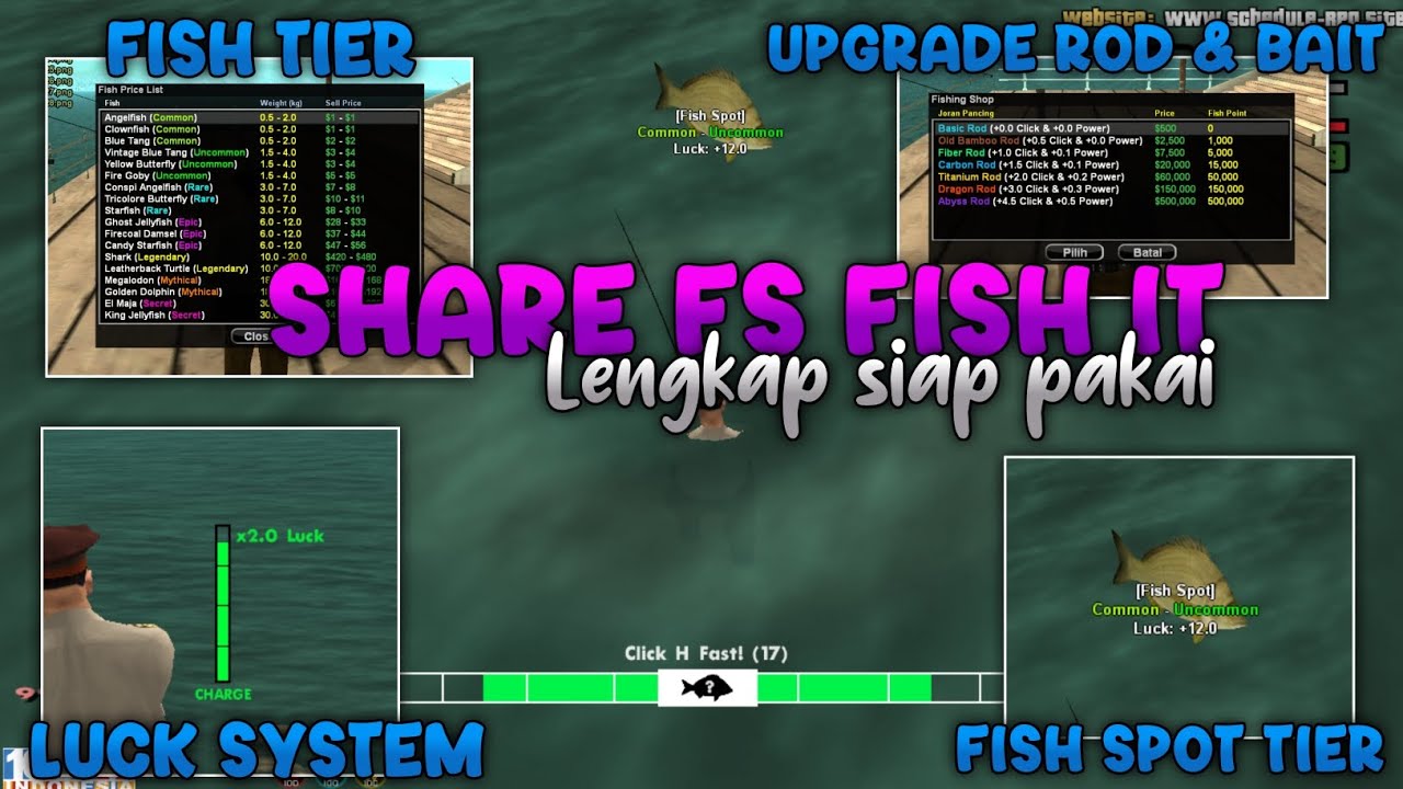 [SHARE] FS FISH IT SAMP YANG KATANYA DIJUAL 700K 😱 || SHARE SCRIPT FISH IT GTA SAMP