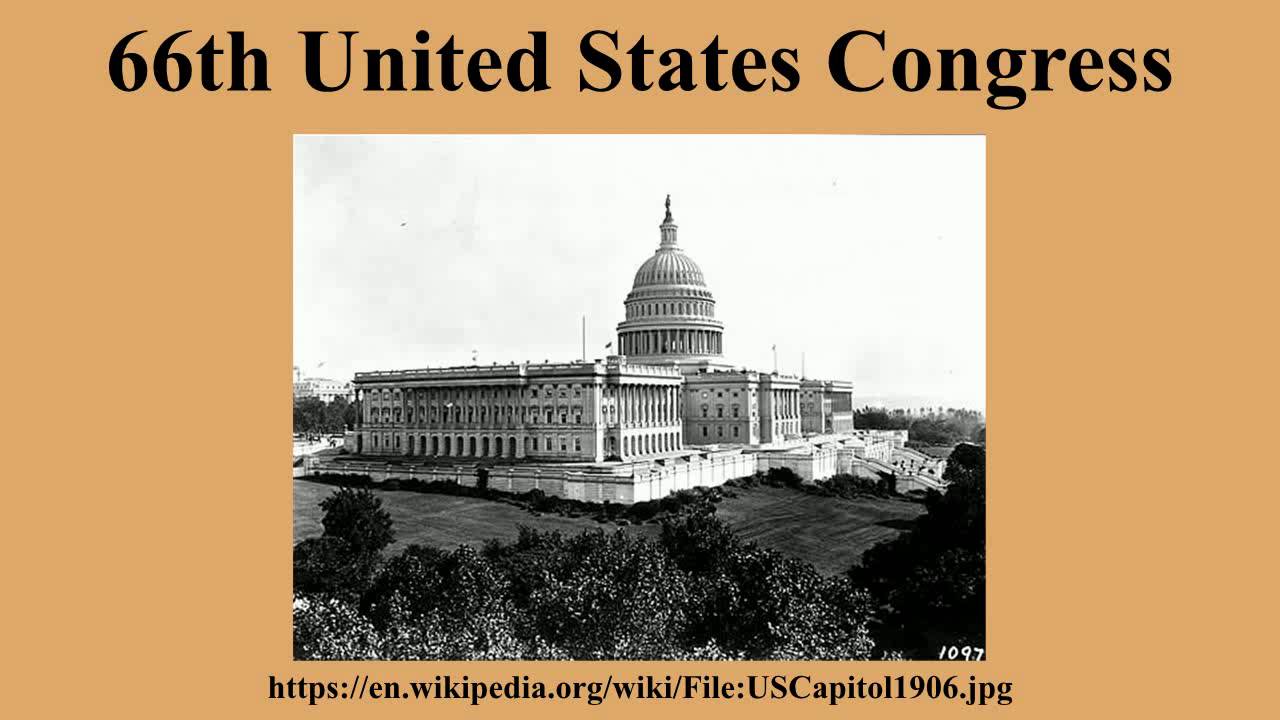 66th United States Congress