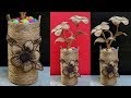 How to make decorative Jute flower vase | DIY Jute Flower Pot | Best out of waste Idea Using Jute