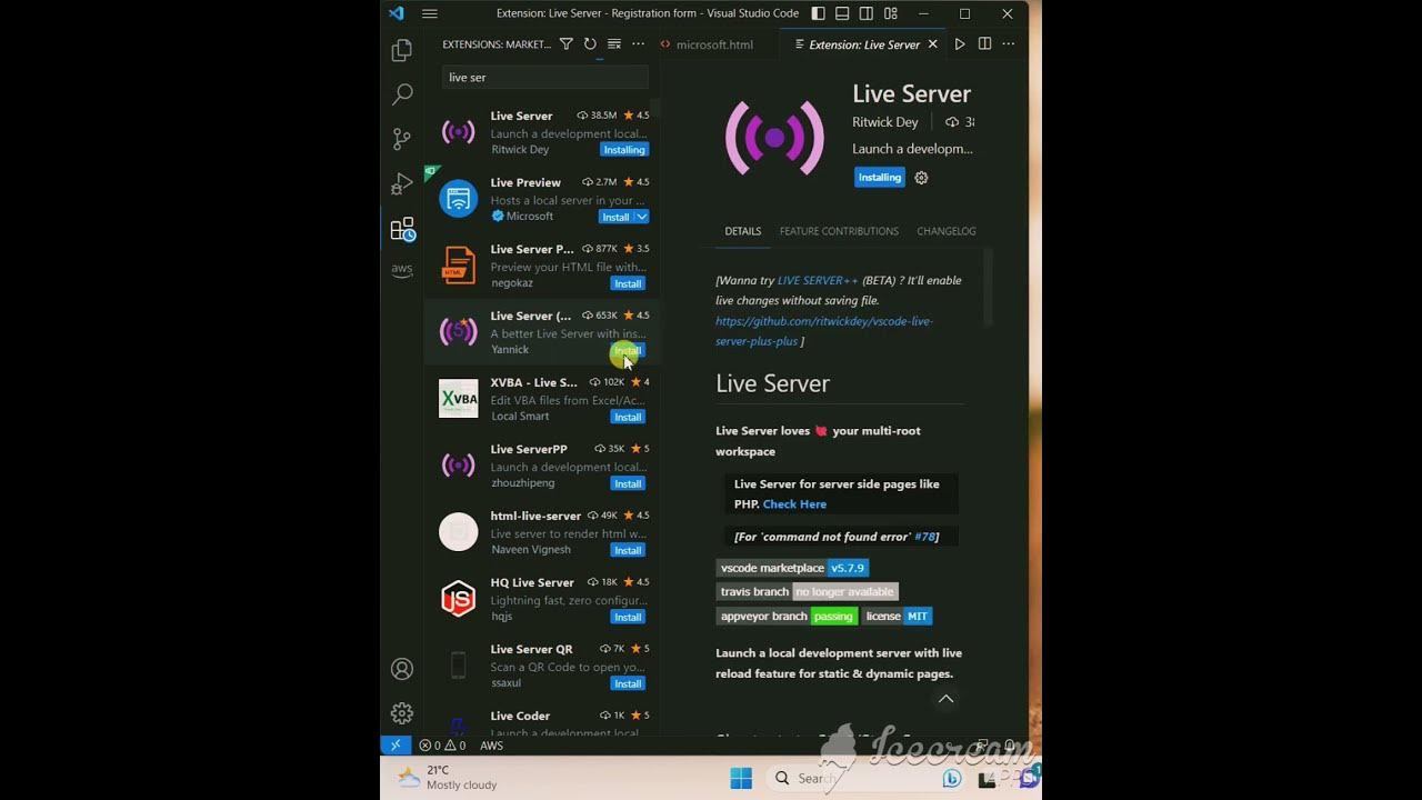 How to Set Up Live Server and Browser Auto Refresh In Visual Studio ...
