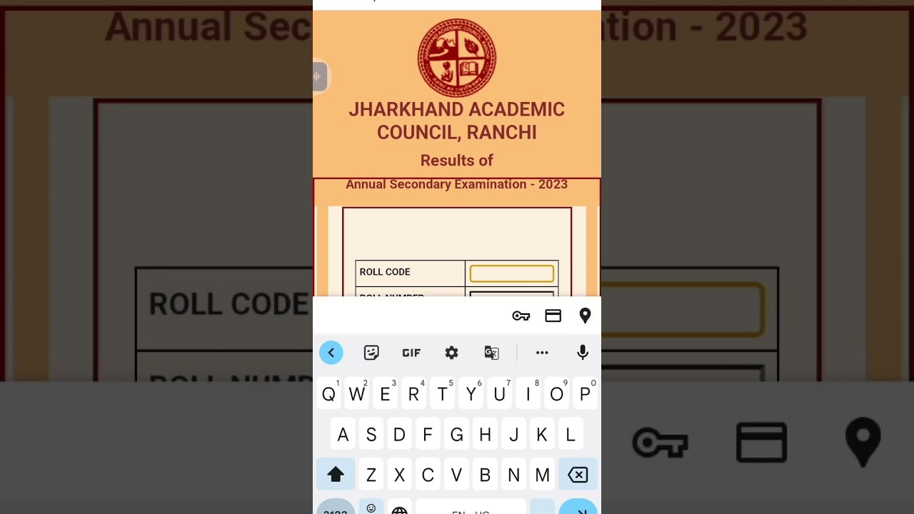 जैक रिजल्ट 2023## jac results 2023