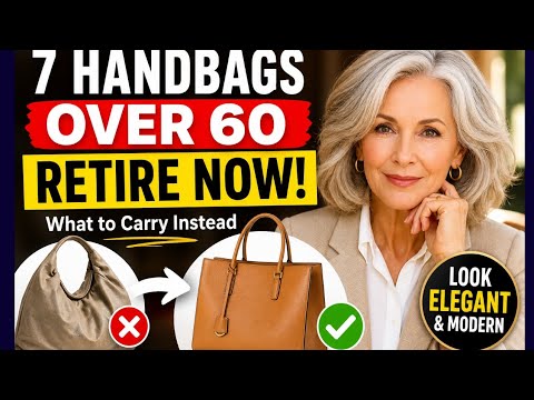 7 Handbags Women Over 60 Should Retire Now | Timeless Bags That Make You Look Elegant & Modern