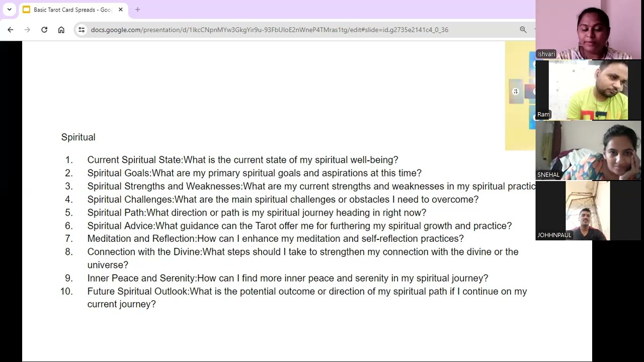 10 CARD SPIRITUAL READING PART 1 learn tarot with ishvari start your learning journey