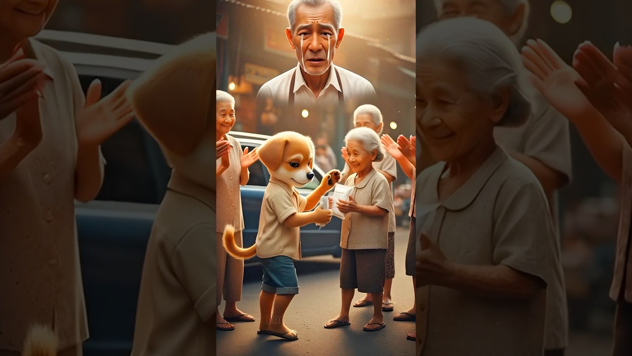 Poor Puppy Did Not Have Cash To Save Her Sister💘!So Rich Man Makes Fun Of Him!