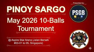 Pinoy Sargo May 2026 10-Ball Tournament | Aspire Star Arena screenshot 2
