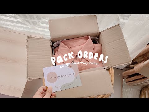 Running My Small Business: Pack Orders, International Shipping, and Shopee Orders | Studio Vlog