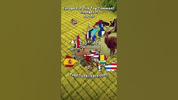 Europe But The Top Comment Changes It #map #mapping #viral #video #shorts #short #shortvideo #fyp